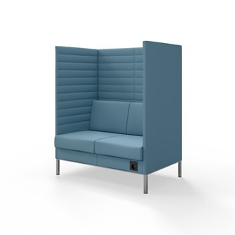 Platinum Highback Charge 2-sits H150