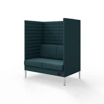 Platinum Highback Charge 2-sits H150