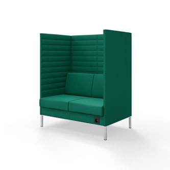 Platinum Highback Charge 2-sits H150