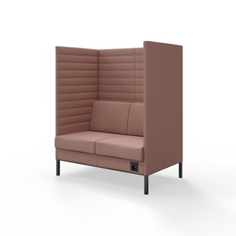 Platinum Highback Charge 2-sits H150