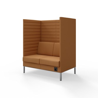 Platinum Highback Charge 2-sits H150