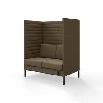 Platinum Highback Charge 2-sits H150