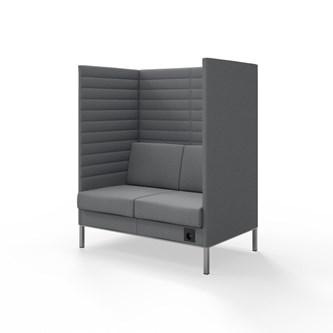 Platinum Highback Charge 2-sits H150