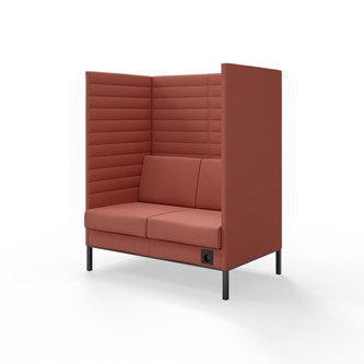 Platinum Highback Charge 2-sits H150