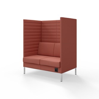 Platinum Highback Charge 2-sits H150