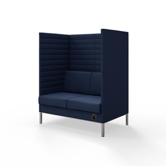 Platinum Highback Charge 2-sits H150