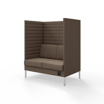 Platinum Highback Charge 2-sits H150