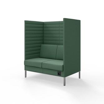 Platinum Highback Charge 2-sits H150