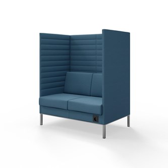 Platinum Highback Charge 2-sits H150