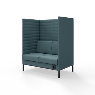 Platinum Highback Charge 2-sits H150