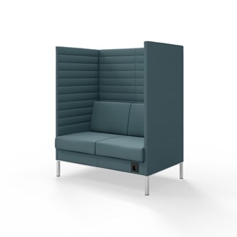 Platinum Highback Charge 2-sits H150