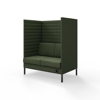 Platinum Highback Charge 2-sits H150