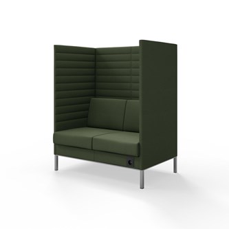 Platinum Highback Charge 2-sits H150