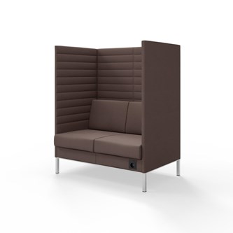 Platinum Highback Charge 2-sits H150