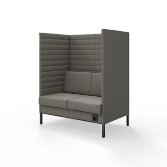 Platinum Highback Charge 2-sits H150