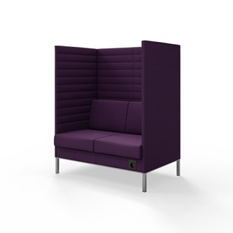 Platinum Highback Charge 2-sits H150