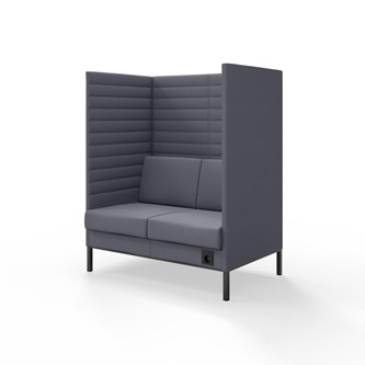 Platinum Highback Charge 2-sits H150