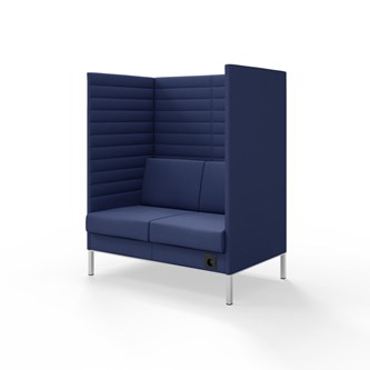 Platinum Highback Charge 2-sits H150