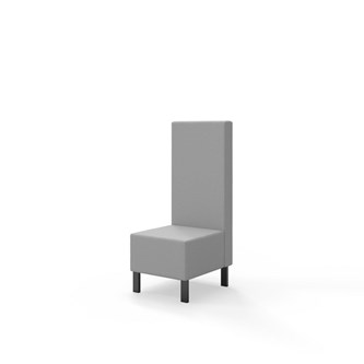 Sittmodul Snake 50 med metallben, mellanhög rygg SH43