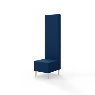 Sittmodul Snake 50 med träben, hög rygg SH43