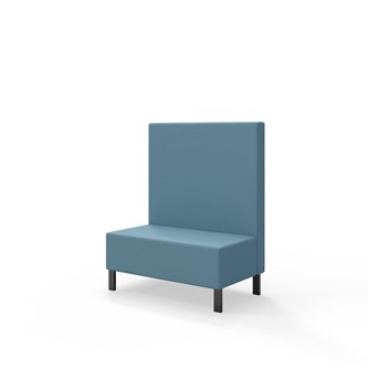 Sittmodul Snake 100 med metallben, mellanhög rygg SH43