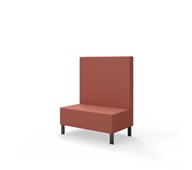 Sittmodul Snake 100 med metallben, mellanhög rygg SH43