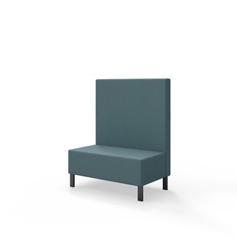 Sittmodul Snake 100 med metallben, mellanhög rygg SH43