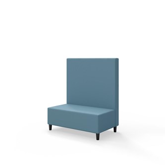 Sittmodul Snake 100 med träben, mellanhög rygg SH37,5