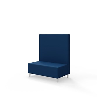 Sittmodul Snake 100 med träben, mellanhög rygg SH37,5