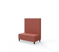 Sittmodul Snake 100 med träben, mellanhög rygg SH37,5