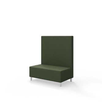 Sittmodul Snake 100 med träben, mellanhög rygg SH37,5