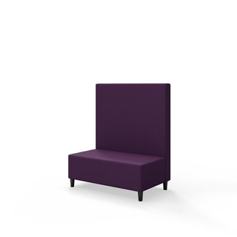 Sittmodul Snake 100 med träben, mellanhög rygg SH37,5