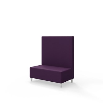 Sittmodul Snake 100 med träben, mellanhög rygg SH37,5