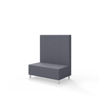 Sittmodul Snake 100 med träben, mellanhög rygg SH37,5