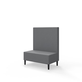 Sittmodul Snake 100 med träben, mellanhög rygg SH43