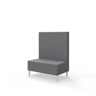 Sittmodul Snake 100 med träben, mellanhög rygg SH43