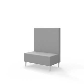 Sittmodul Snake 100 med träben, mellanhög rygg SH43