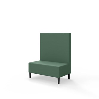 Sittmodul Snake 100 med träben, mellanhög rygg SH43