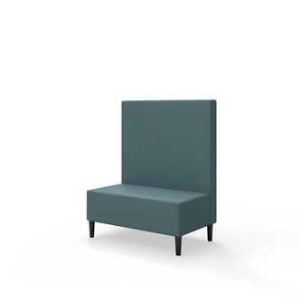 Sittmodul Snake 100 med träben, mellanhög rygg SH43