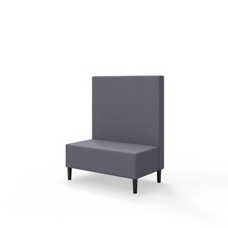 Sittmodul Snake 100 med träben, mellanhög rygg SH43