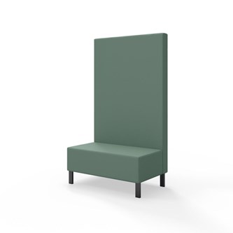 Sittmodul Snake 100 med metallben, hög rygg SH43