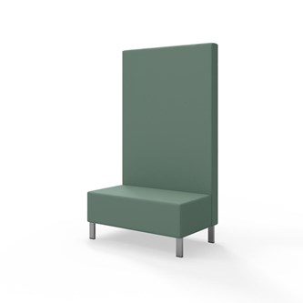 Sittmodul Snake 100 med metallben, hög rygg SH43