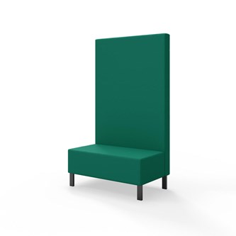 Sittmodul Snake 100 med metallben, hög rygg SH43