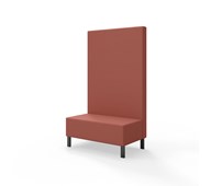 Sittmodul Snake 100 med metallben, hög rygg SH43