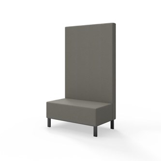 Sittmodul Snake 100 med metallben, hög rygg SH43