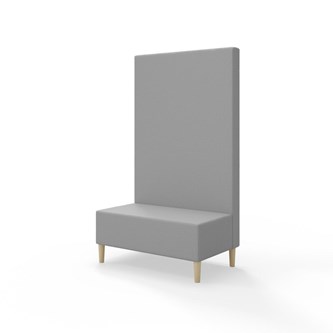 Sittmodul Snake 100 med träben, hög rygg SH43