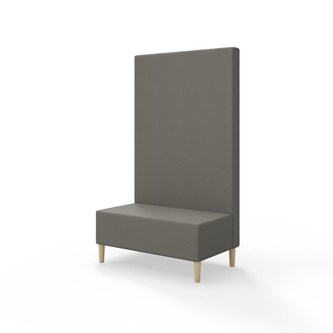 Sittmodul Snake 100 med träben, hög rygg SH43