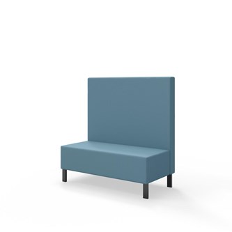 Sittmodul Snake 120 med metallben, mellanhög rygg SH43