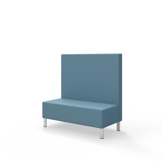 Sittmodul Snake 120 med metallben, mellanhög rygg SH43