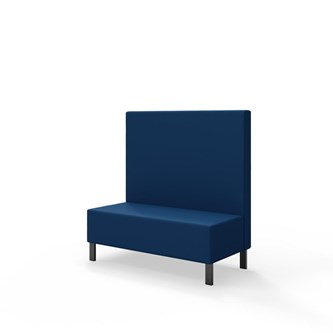 Sittmodul Snake 120 med metallben, mellanhög rygg SH43